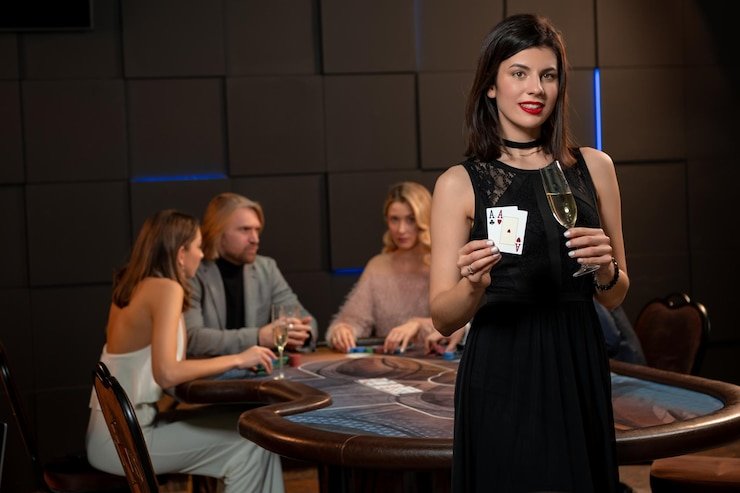 Tim profesional bekerja keras mengelola platform hiburan sports dan casino online